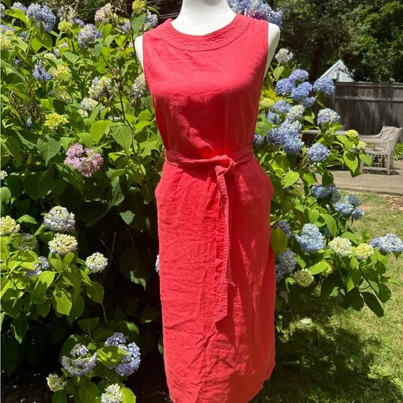 chinese dress ladies Lauren Linen Stretch Dress